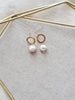 As seen on Firefly Lane S2E2 Kate Blush Pink Coin Pearl Earrings
