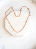 As Seen On Dead To Me - Rose gold Hexagon Necklace VitrineDesigns