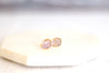 Purple Amethyst Stud earrings February birthstone studs Waterlily collection