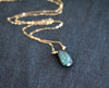 Flash Labradorite Necklace Faerie seagreen blue pendant necklace 14K goldfilled, 14K rose goldfilled