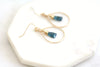 Moss Kyanite Teardrop Earrings