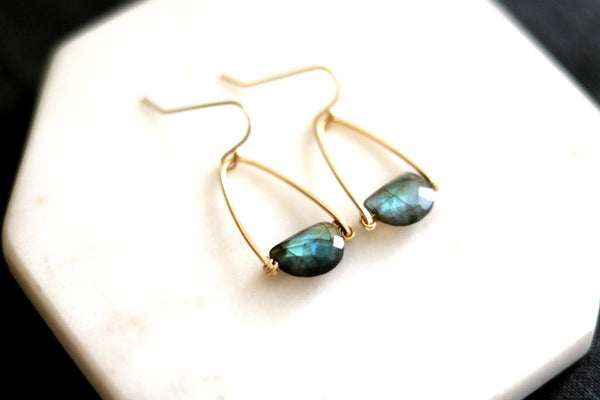 Rockpool Labradorite earrings