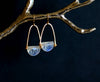 Rockpool earrings - White Moonstone earrings