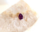 Royal Purple Teardrop Druzy Necklace