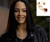 As seen on The Vampire Diaries - Garnet teardrop Necklace on Sarah Salvatore