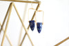 Statement Lapis Lazuli earrings Surf