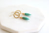 Eterna earrings - Turquoise dewdrop