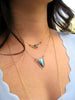 Rockpool Necklace - Aquamarine gemstone
