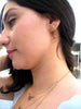 Silver Druzy Stud earrings